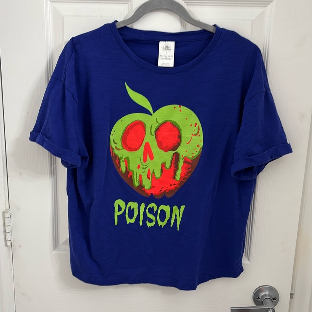 Closet BOGO: Disney Ralph Breaks the Internet Snow White Blue Crop Shirt L
